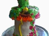 Rapunzel birthday cake