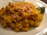 Fusilli alla zucca, nocciole tostate e rosmarino