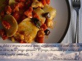 Sugo di pescatrice, pomodorini e olive taggiasche