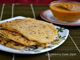 Besan Ki Masala Roti