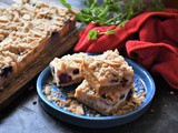 Blueberry Cheesecake Crumble Bars