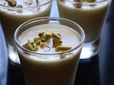 Crustless Pistachio Saffron Cheesecake Shots