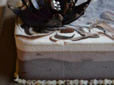 Egg free Triple Chocolate Ice cream Cake – Video Recipe