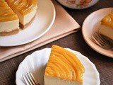Eggfree Baked Mango Cheesecake
