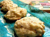 Eggless Banana Drop Cookies