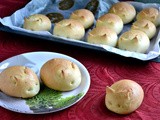 Eggless Bunny Dinner Rolls