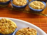 Eggless Carrot Raisin Cupcake