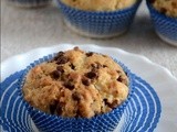 Eggless Choco Chip Muffins