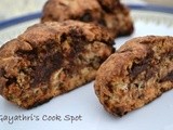 Eggless Chocolate Almond Biscotti