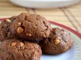 Eggless Chocolate Cream Cheese Cookies