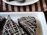 Eggless Chocolate Scones