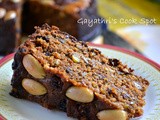 Eggless Christmas Fruit Cake