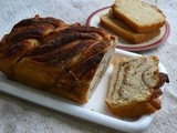 Eggless Cinnamon Swirl Brioche