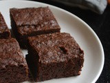 Eggless Cocoa Brownies Recipe