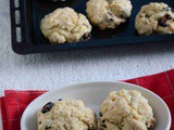 Eggless Cranberry Scones