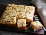 Eggless Gulab Jamun Mix Sooji Cake Recipe