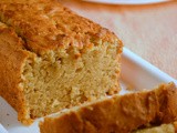 Eggless Honey Banana Wheat Loaf