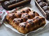 Eggless Hot Cross Buns