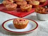 Eggless Jam Swirled Muffins - Baking Eggless June Round Up