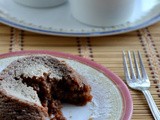 Eggless Molten Lava Cake