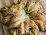 Eggless Poppy Seed and Vanilla Bread Flower