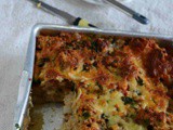 Eggless Savoury Bread Pudding