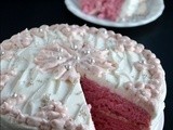 Eggless Strawberry Cake