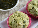 Eggless Tofu Methi Muffins