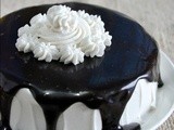 Eggless Tuxedo Cake