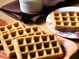 Eggless Whole Wheat Waffles – Video Recipe