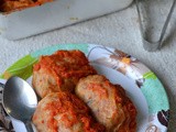 Golubsty / Cabbage Rolls - Vegetarian Version