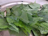 How to Clean Mullu Murungai Leaves