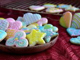 Iced Sugar Cookies (Eggless)