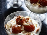 No Bake Gulab Jamun Cheese Cake in Glass