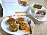 Oats Spinach Paneer Cakes