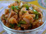 Potato and Capsicum Masala