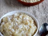 Puttarisi / White Sticky Rice Pudding
