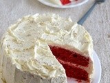 Red Velvet Cake with Creamy Vanilla Frosting