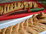 Sprouts Stuffed Braided Bread