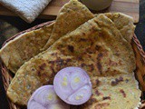 U – Urad Dhal Paratha / Bedmi Paratha – Indian Flat Bread – a-z Flat Breads Around The World