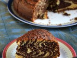 Zebra Cake (Eggless)