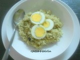 Egg pilaf/ ande ka pulav