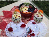 Sugarfree low-fat shrikhand parfaits – an indian spiced fusion dessert