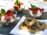 Caprese in Bicchiere: Taralli di Grano Arso, Burrata e Pomodorini Confit