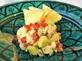 Ceviche di Cernia con Avocado e Tortillas di Mais