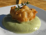 Frittelle di Baccalà con Crema di Cavolfiore