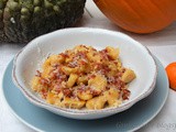 Gnocchi di Zucca con Speck Croccante e Noci