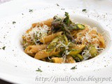 Penne Integrali alla Carbonara di Asparagi