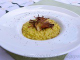 Risotto allo Zafferano con Carciofi Croccanti