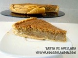 Tarta de avellana al horno